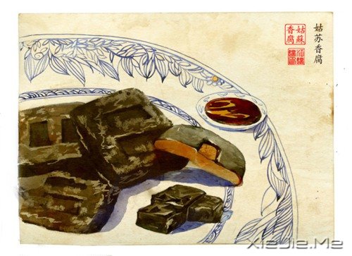 小清新美食手绘插画